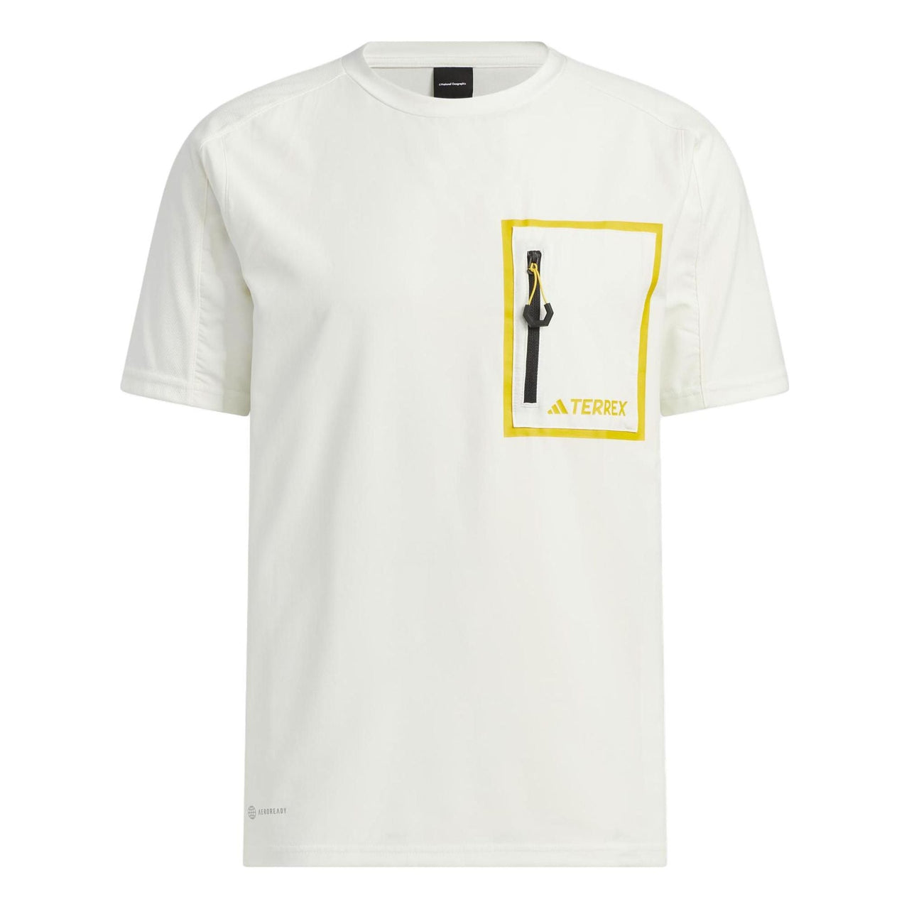 adidas Natgeo T-Shirt 'White Yellow Black' IC1987