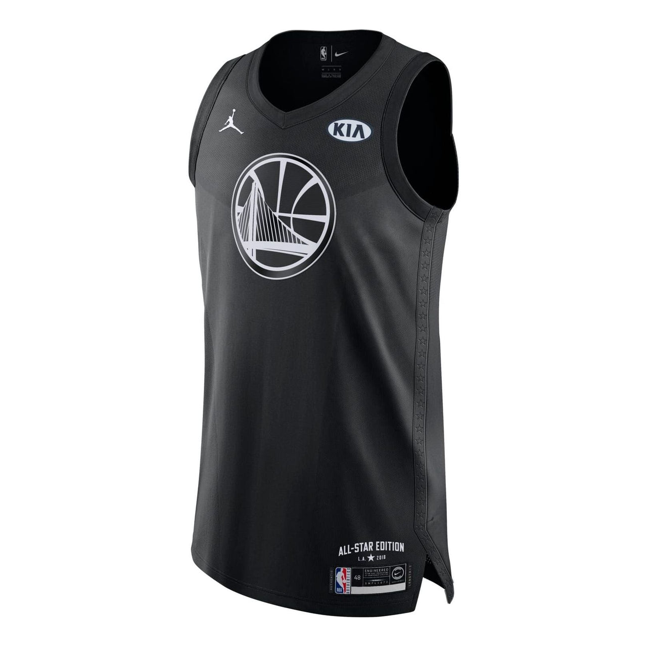 Air Jordan Stephen Curry All-Star Edition Authentic Jersey AU Black 928867-011
