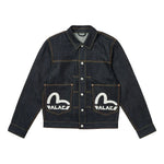 Palace x Evisu Dice Denim Jacket 'Raw' 2ESPAM4DJ1147XXDNINDX