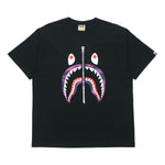A BATHING APE Shark Face Half-Zip T-Shirt 'Black' BAPE-SS18-003
