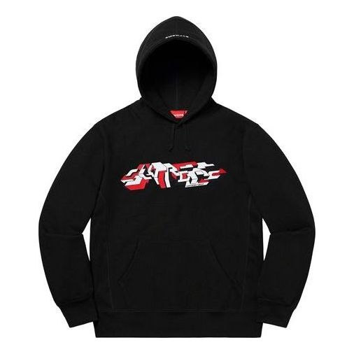 Supreme Delta Logo Hooded Sweatshirt 'Black' SUP-FW19-659