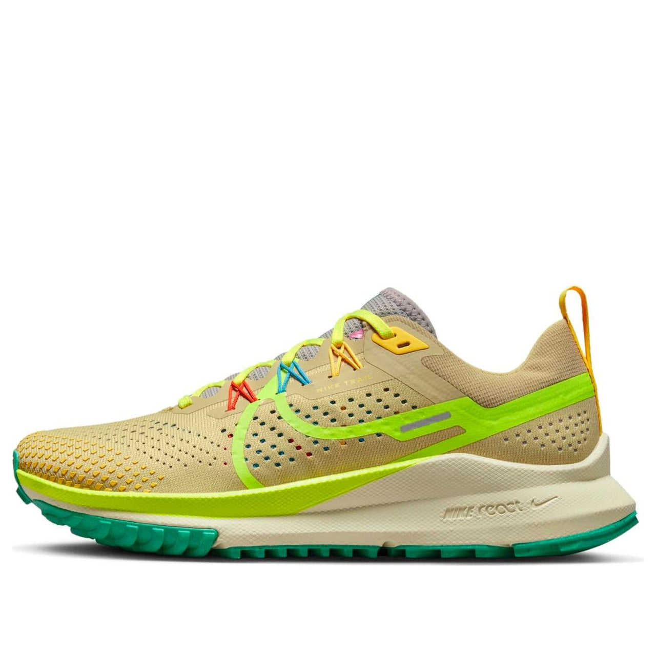 (WMNS) Nike React Pegasus Trail 4 GTX 'Brown Yellow' DJ6159-700
