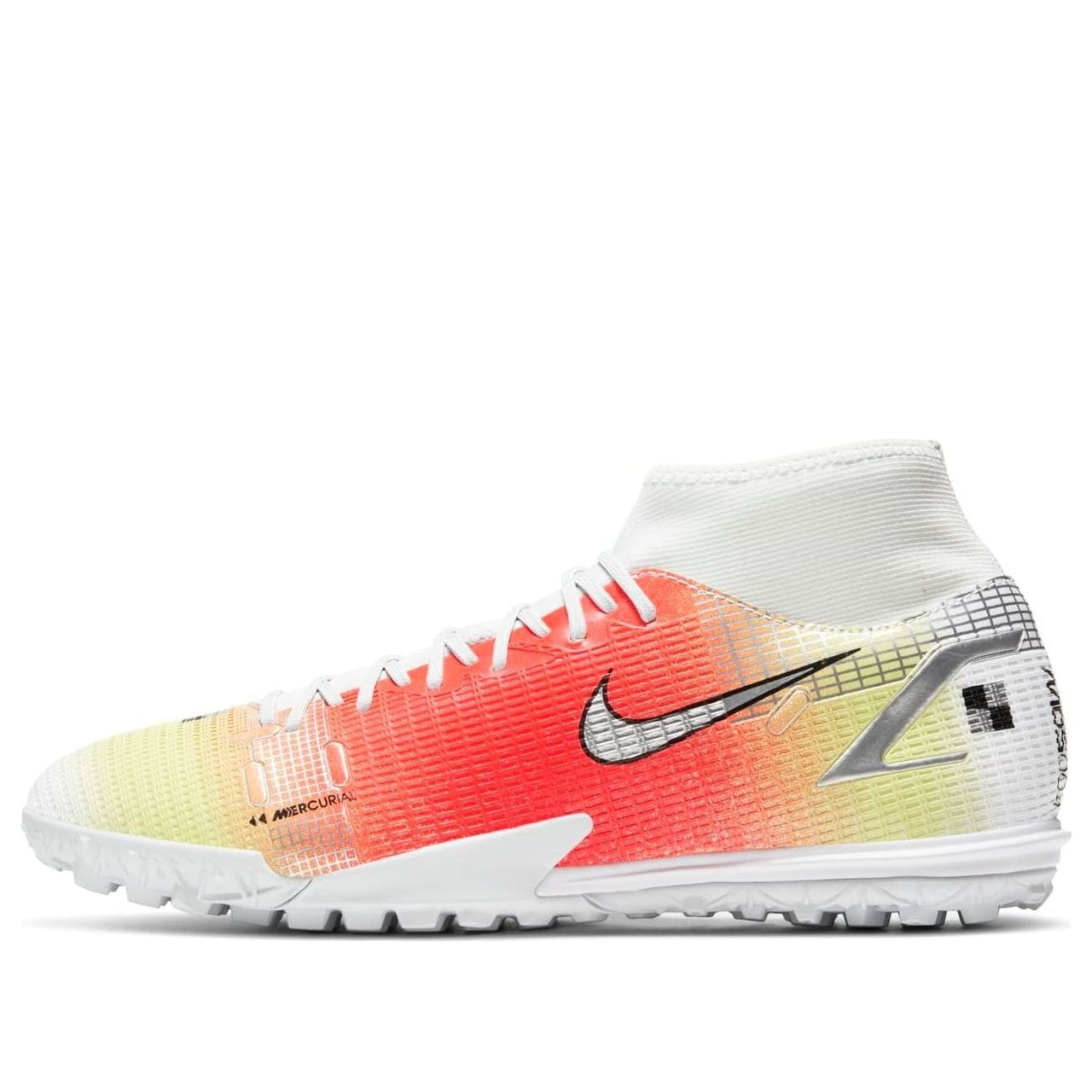 Nike Mercurial Superfly 8 Academy MDS TF Turf 'Orange Yellow Silver' CV0952-118