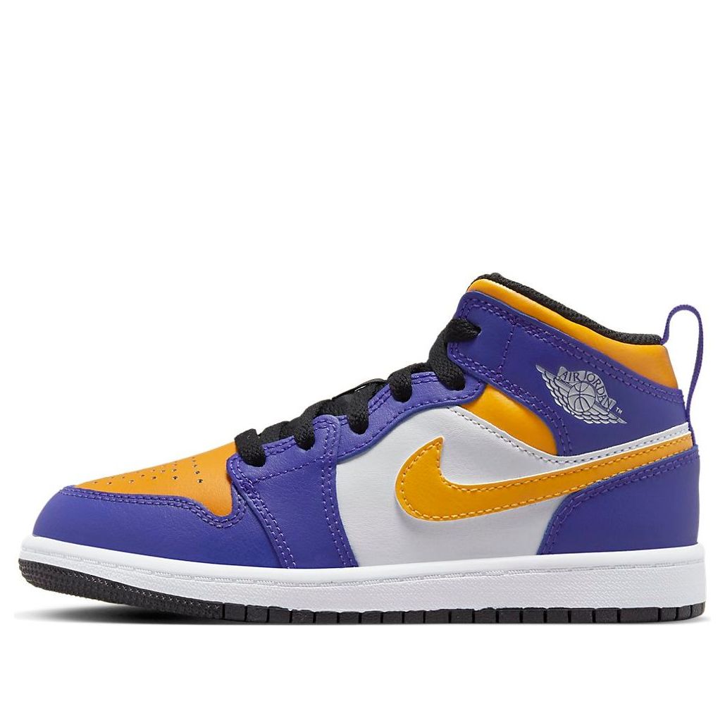 (PS) Air Jordan 1 Mid 'Lakers' DQ8424-517