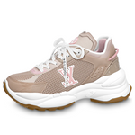 (WMNS) LOUIS VUITTON Run 55 Sneakers 'Tan Pink' 1ABVMW