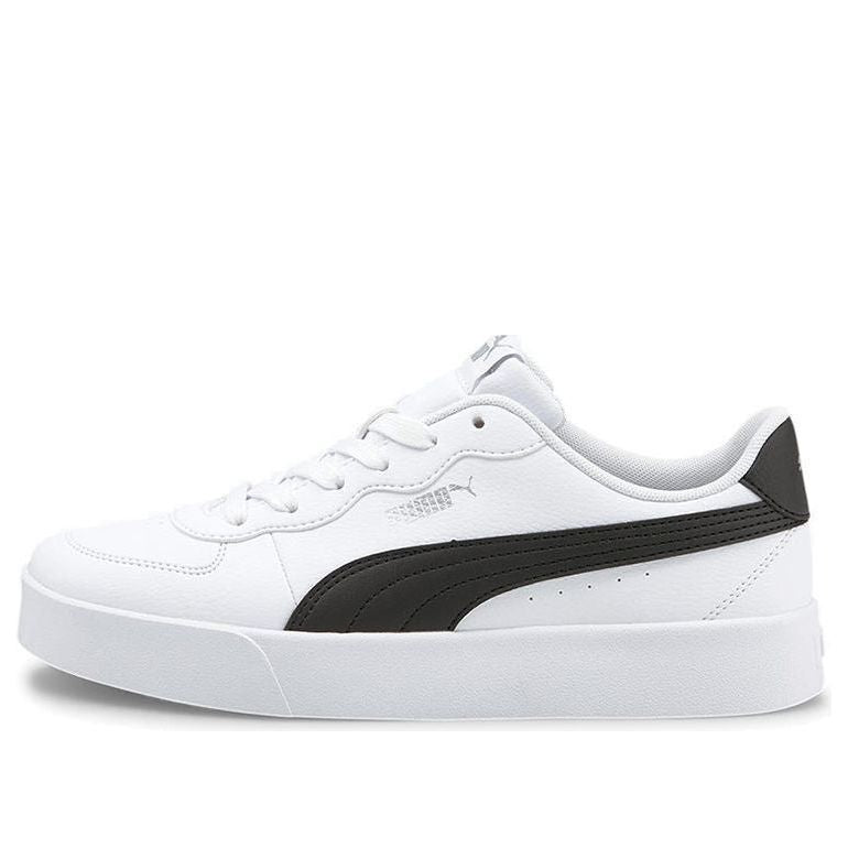 (WMNS) PUMA Skye Clean Casual Board Shoes White/Black 380147-04