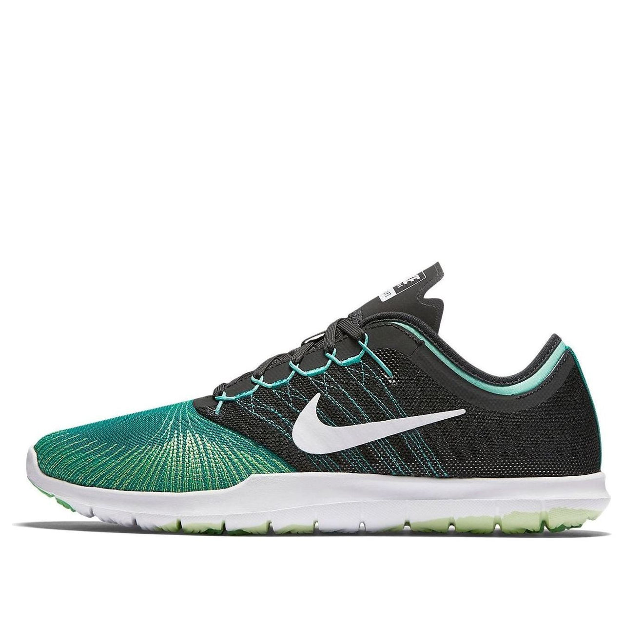 (WMNS) Nike Flex Adapt TR 'Black White Green' 831579-301
