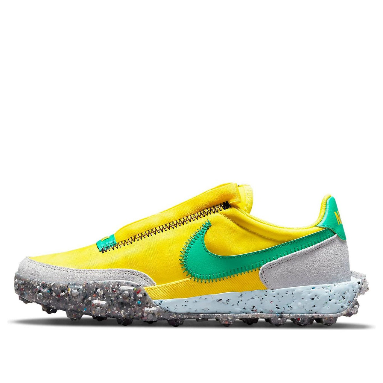 (WMNS) Nike Waffle Racer Crater 'Yellow Strike Roma Green' CT1983-701