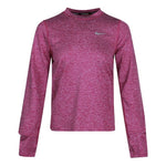 (WMNS) Nike Running Sports Round Neck Quick Dry Long Sleeves Purple Red T-Shirt CU3278-564