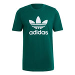 adidas originals Solid Color Logo Sports Short Sleeve Green HG1430