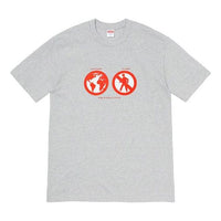 Supreme FW19 Week 1 Save The Planet Tee Earth Short Sleeve Unisex Gray SUP-FW19-199