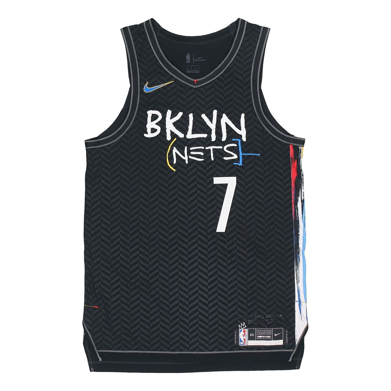 Nike Brooklyn Nets City Edition Basketball Sports Jersey Vest AU Player Edition Durant 7 Black CN1572-015