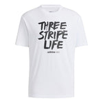 adidas neo M Logo Tee 1 Letter Printing Sports Male White HC3830