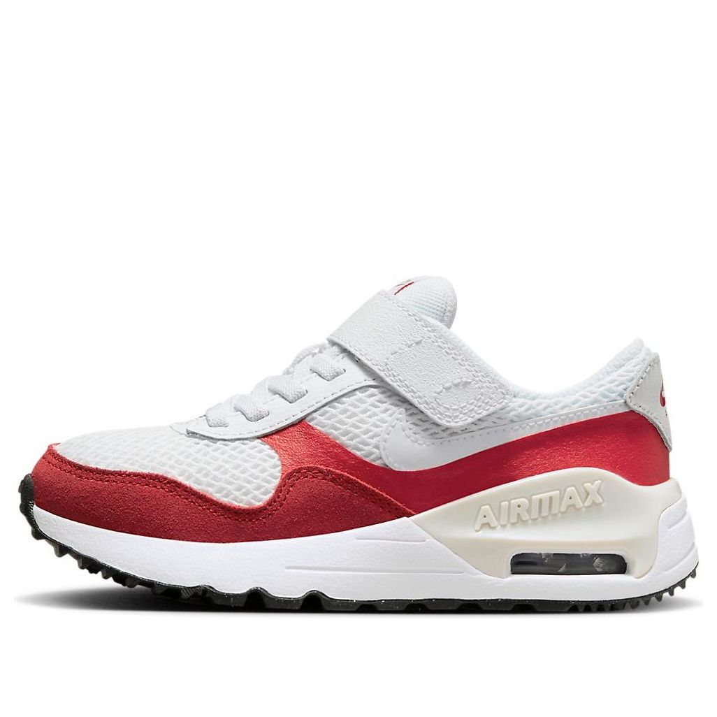 (PS) Nike Air Max SYSTM Shoes 'White University Red' DQ0285-108