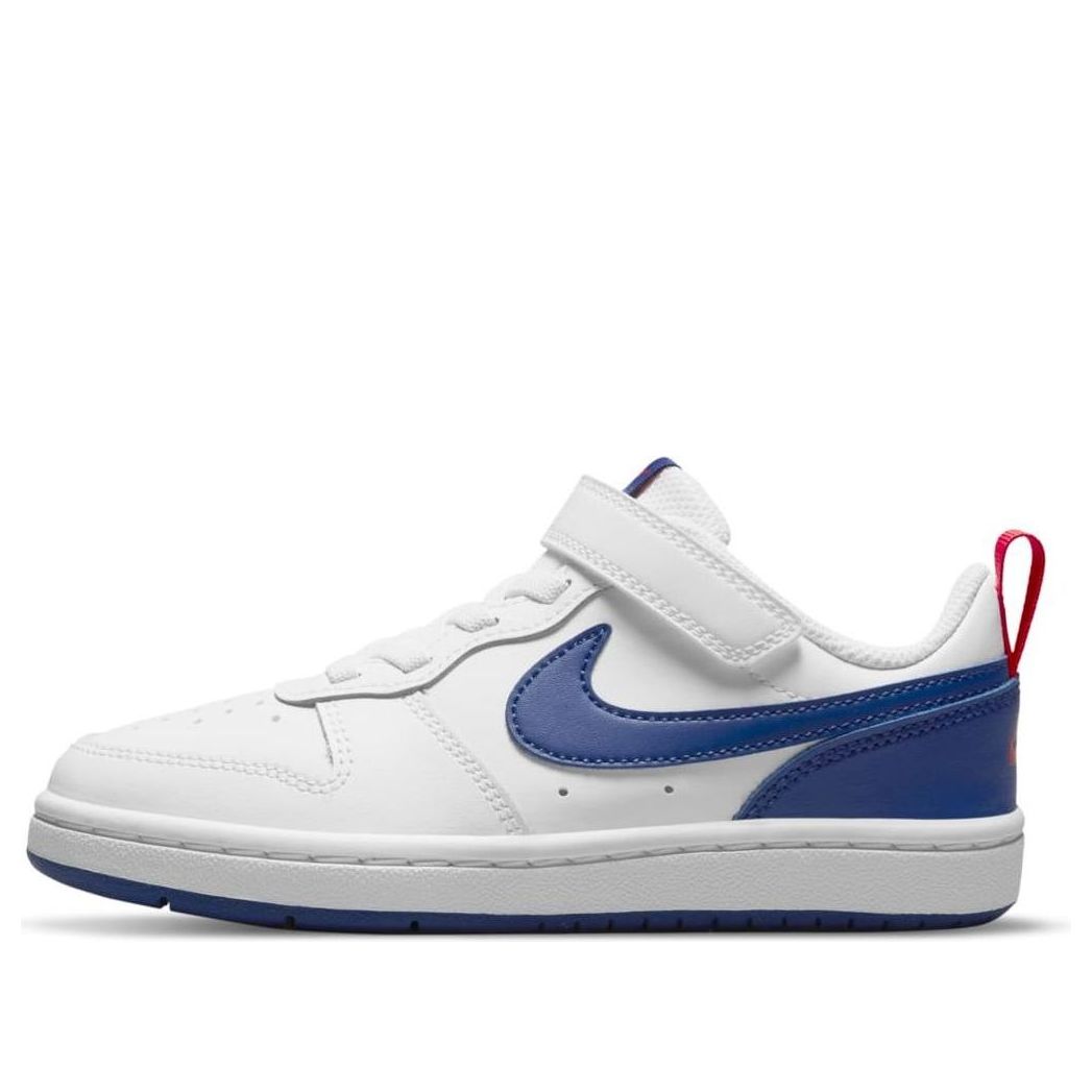 (PS) Nike Court Borough Low 'White Deep Royal' BQ5451-113