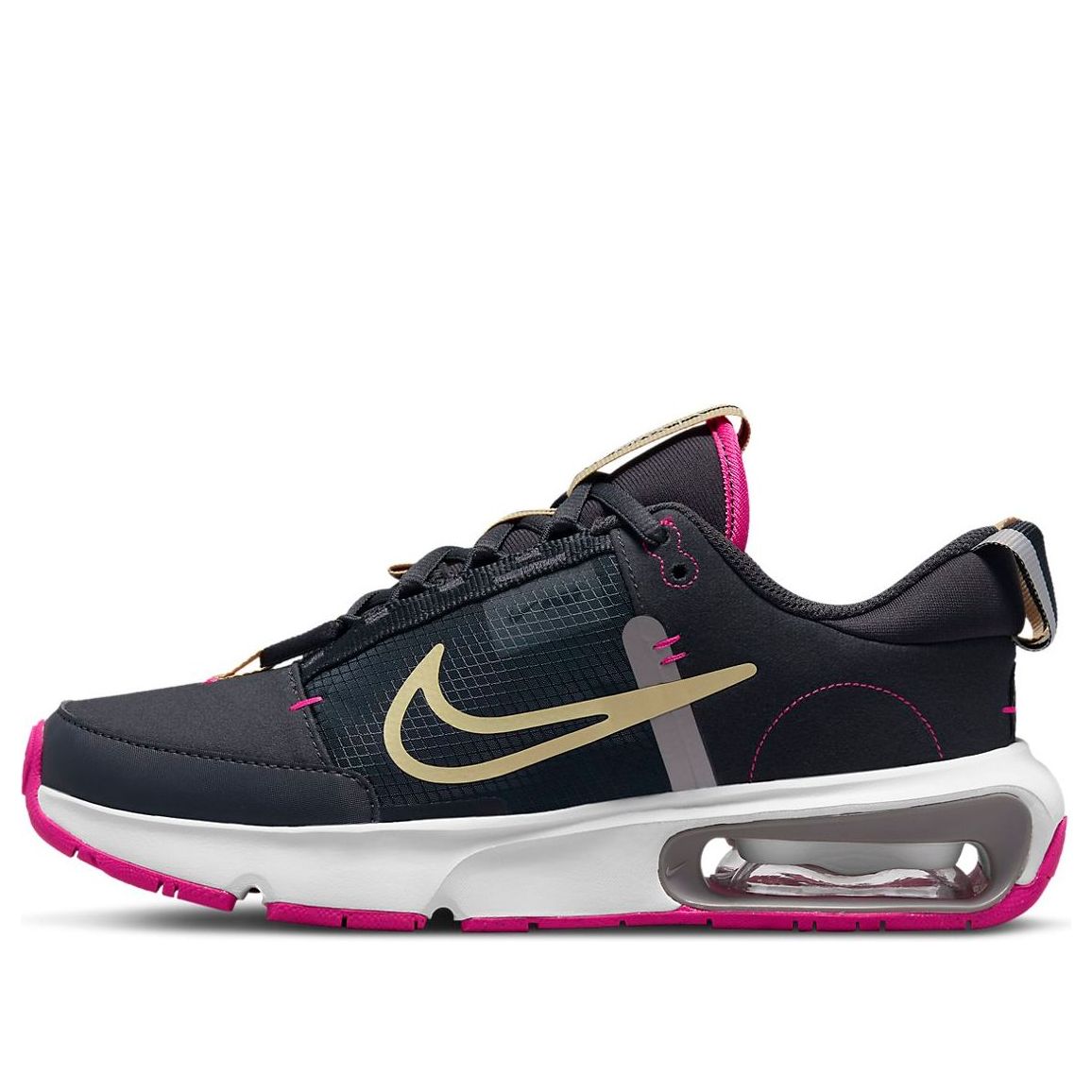 (GS) Nike Air Max Intrlk SE 'Off Noir Mtlc Gold Star Pink Prime' DJ0011-001