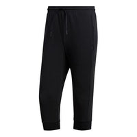 adidas M PNT 34 DK 3S Training Running Sports Slim Fit Cropped Pants Black FT2839