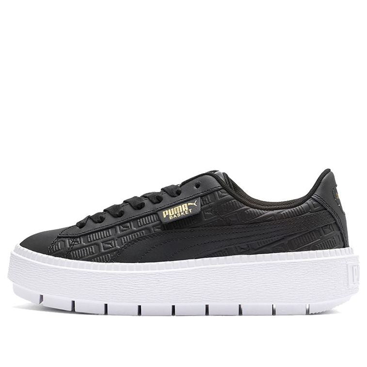 (WMNS) PUMA Platform Trace 'Black White' 369925-02