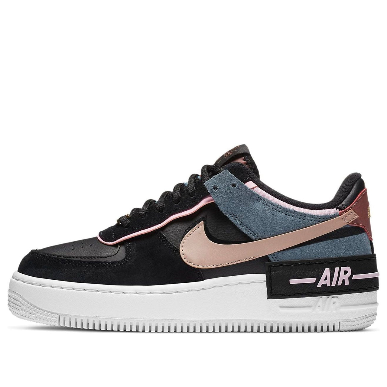 (WMNS) Nike Air Force 1 Shadow 'Black Light Arctic Pink' CU5315-001