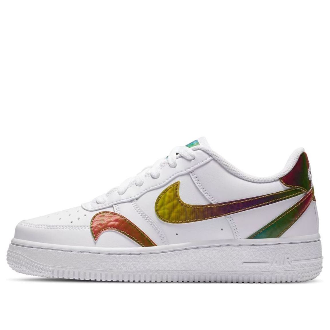 (GS) Nike Air Force 1 LV8 2 'Misplaced Swooshes - White Multi' CZ5890-100