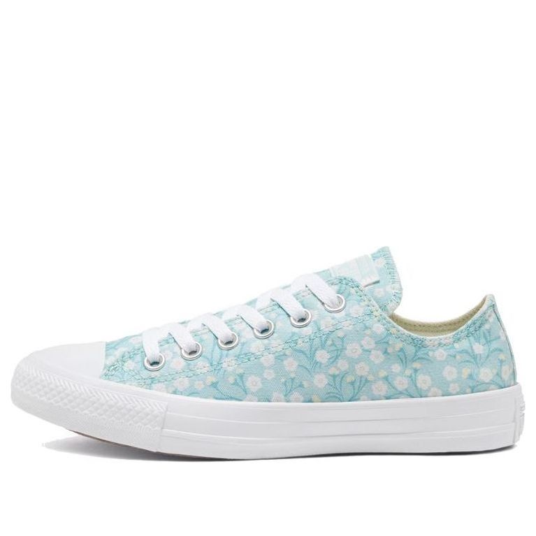(WMNS) Converse Floral Chuck Taylor All Star Light Blue Sneakers 567085F