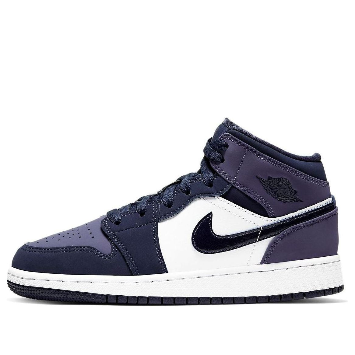 (GS) Air Jordan 1 Mid 'Sanded Purple' 554725-445