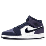 (GS) Air Jordan 1 Mid 'Sanded Purple' 554725-445