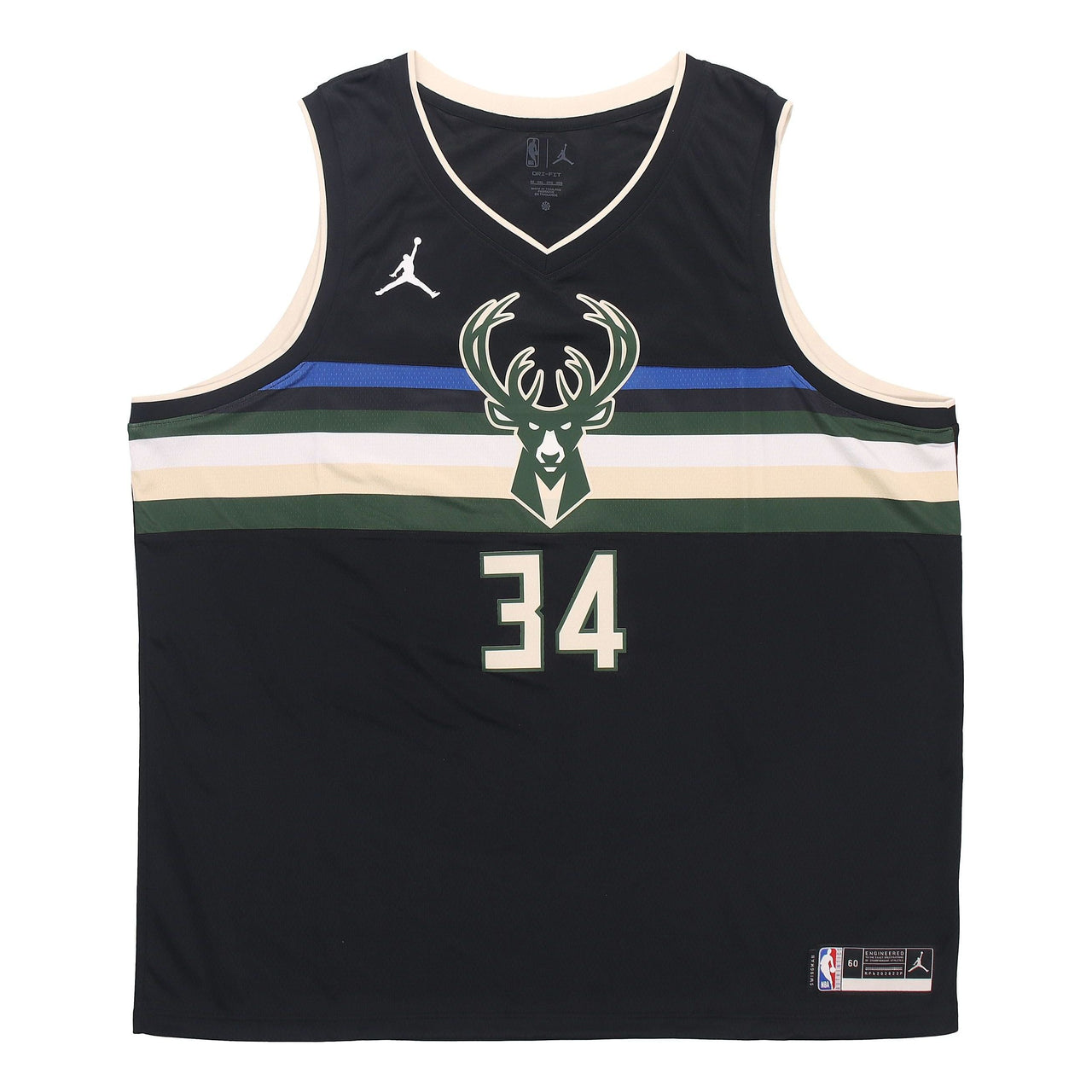Air Jordan NBA Milwaukee Bucks Statement Edition Swingman Jersey 'Giannis Antetokounmpo 34' CV9484-010