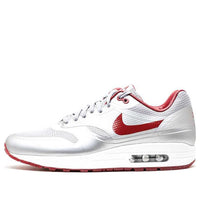 Nike Air Max 1 Hyp QS 'Silver Deep Red' 633087-006