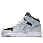 (GS) Air Jordan 1 Retro Mid 'Pure Platinum' 554725-032