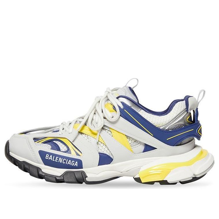 Balenciaga Track Sneaker 'White Dark Blue Yellow' 542023W3AC49471