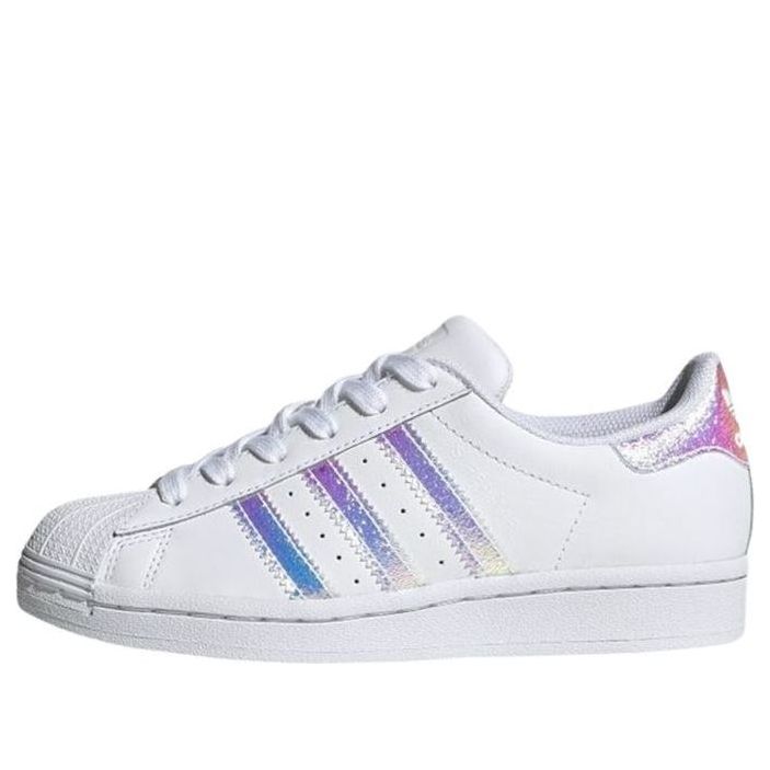 (GS) adidas Superstar J 'White Iridescent' FV3139