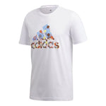 adidas Pattern Logo Short Sleeve White FN1746