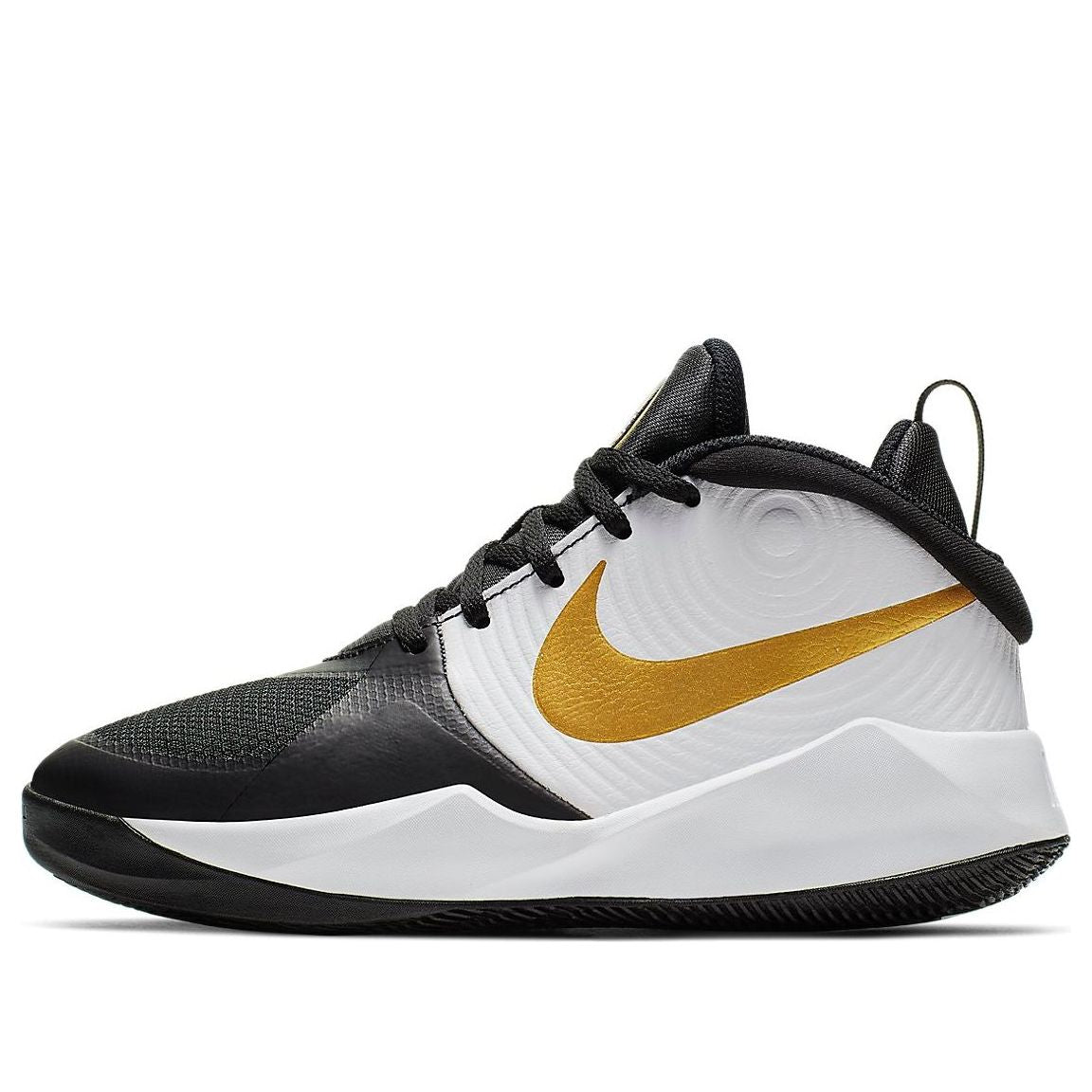 (GS) Nike Team Hustle D9 'Black Metallic Gold' AQ4224-004