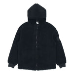 PUMA lamb's wool hooded Stay Warm Windproof logo Jacket Black 535066-01