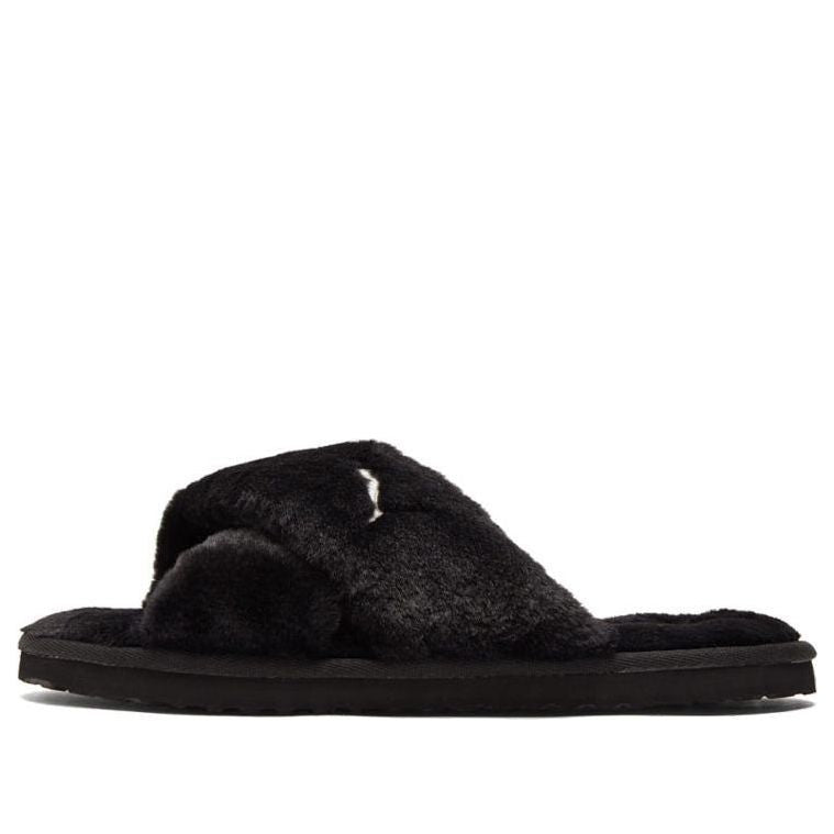 (WMNS) PUMA Fluff X Strap Slide 'Black' 384936-01