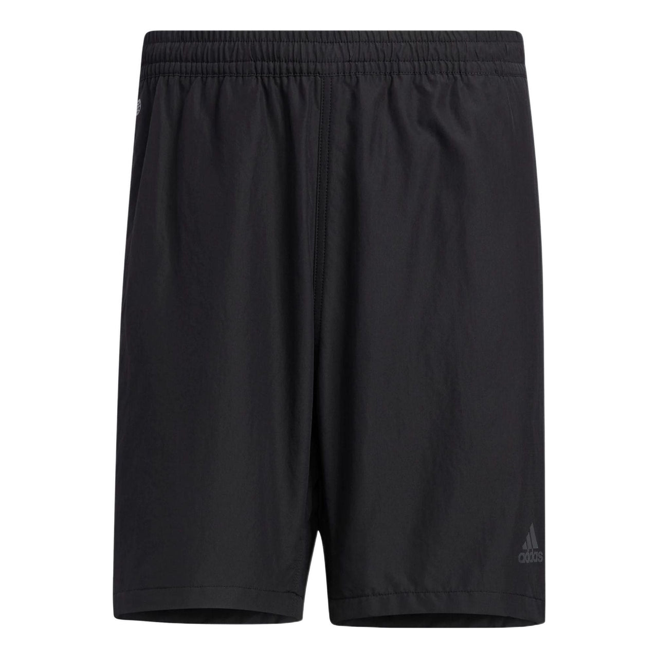 Men's adidas Solid Color Logo Printing Sports Shorts Black HD0065