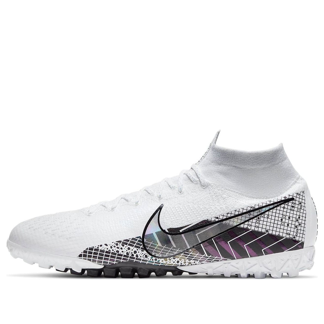 Nike Mercurial Superfly 7 Elite MDS TF Turf 'White Black' BQ5471-110