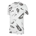 Nike Sportswear Full Logo Short Sleeve 'White' CU9084-100