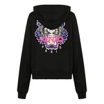 (WMNS) KENZO Embroidery Zipper Hoodie Black F962BL7214XA-99