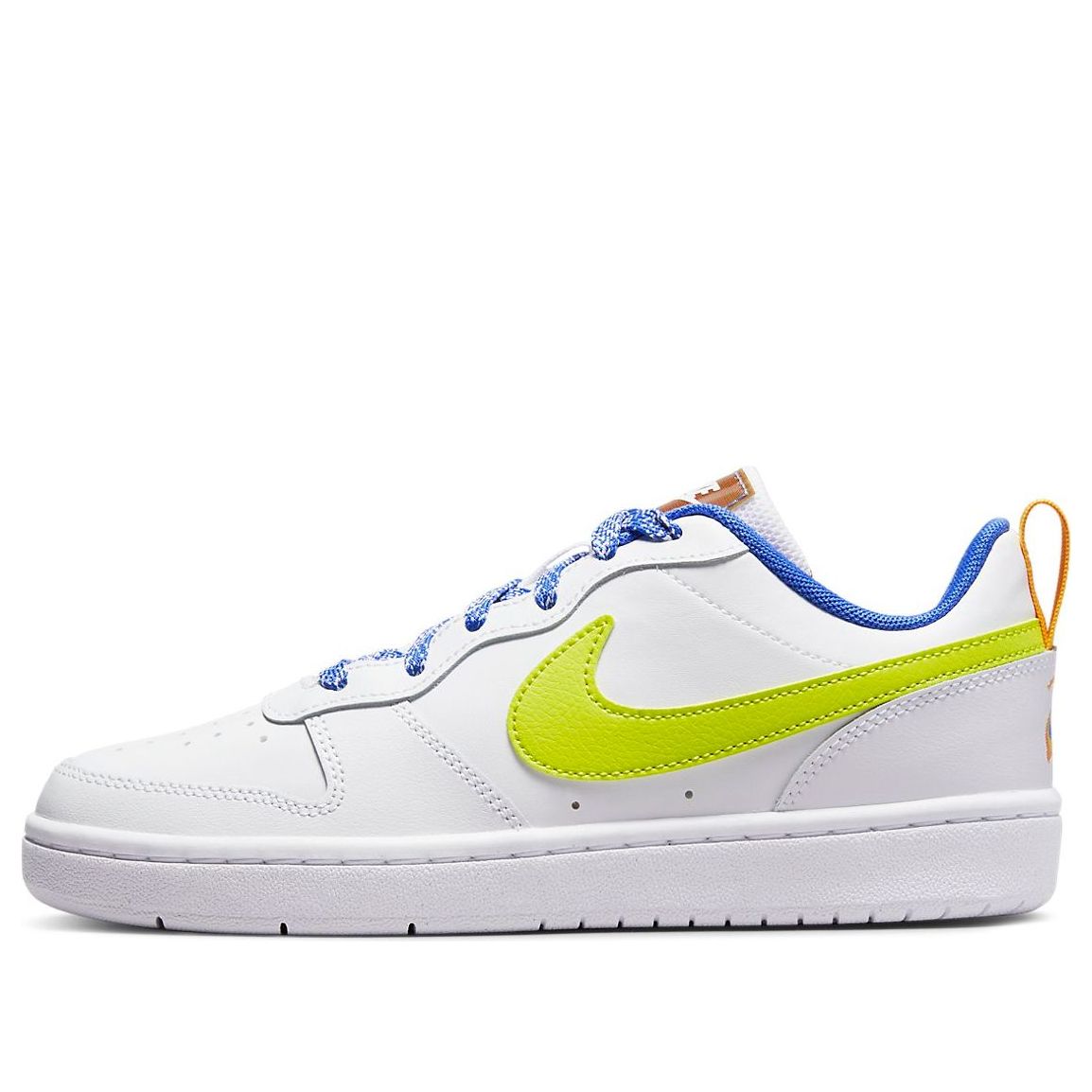 (GS) Nike Court Borough Low 2 SE 'White Atomic Green' DQ7770-100