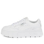 (WMNS) PUMA Mayze Stack Leather 'Triple White' 384412-01