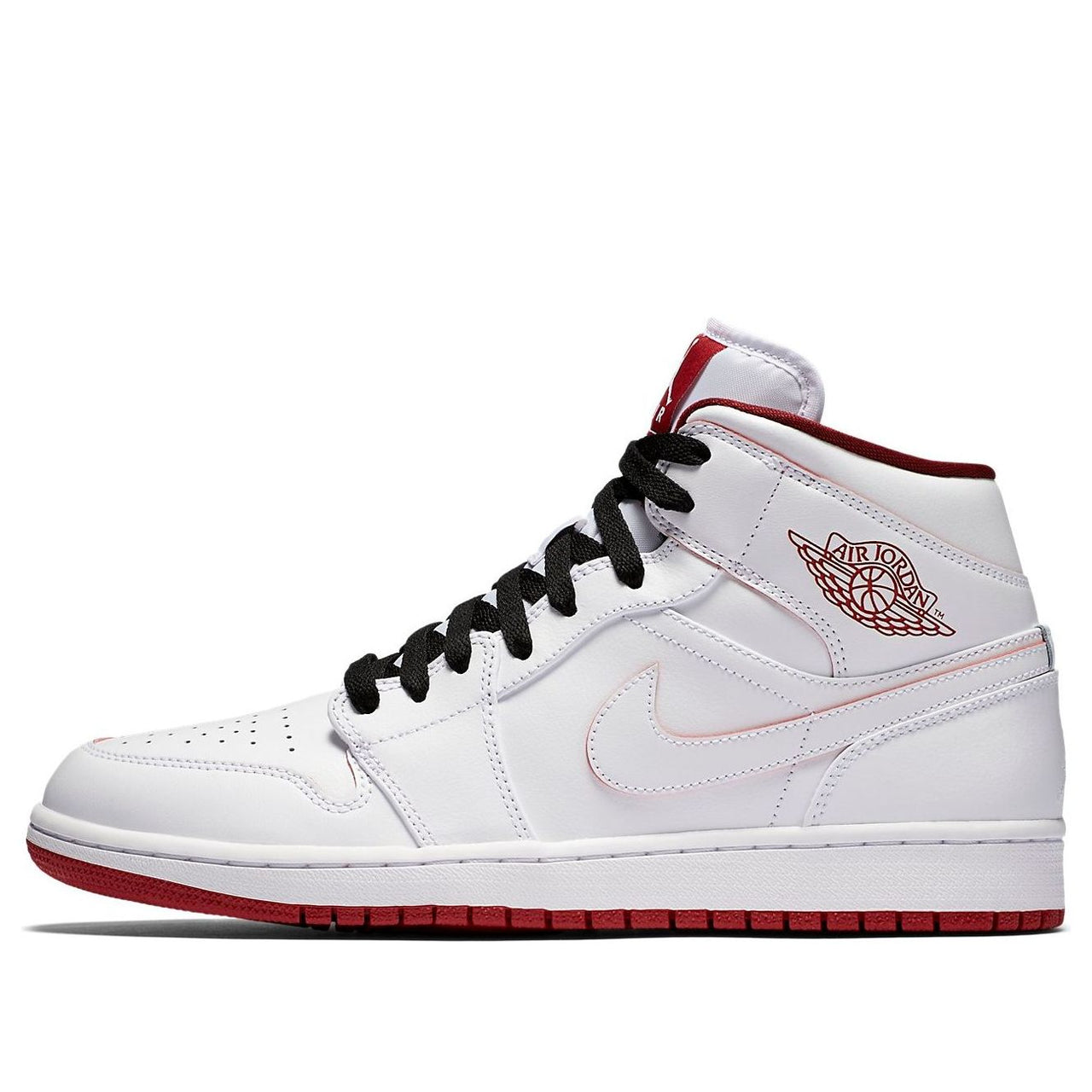 Air Jordan 1 Retro Mid 'White Gym Red' 554724-103