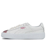 (WMNS) PUMA Basket Platform Metallic 'S 'White/Lilac Snow' 366169-04