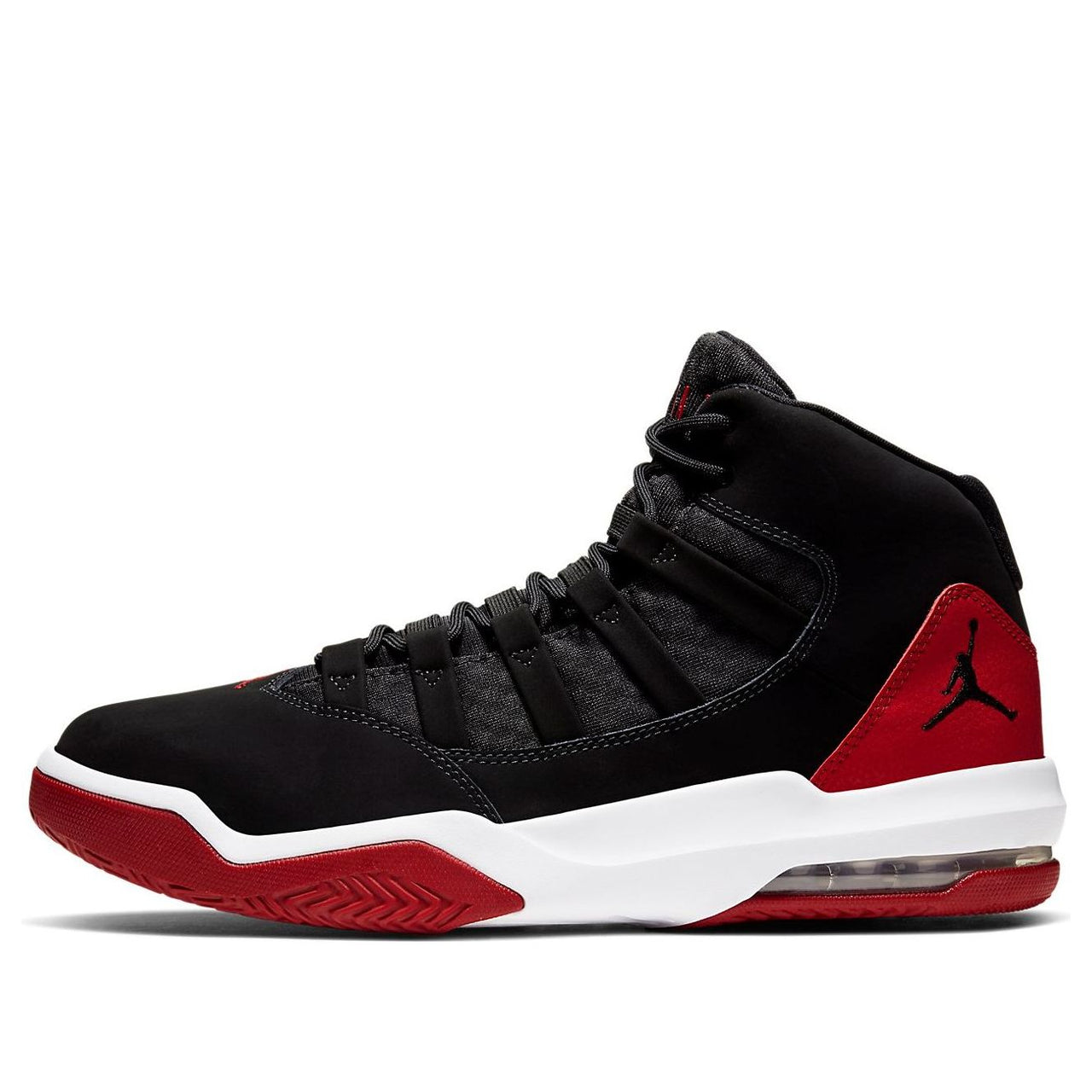 Air Jordan Max Aura 'Black Gym Red' AQ9084-023