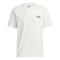 adidas originals Short Sleeve Classic Graphic T-shirt 'Off White' IK8683