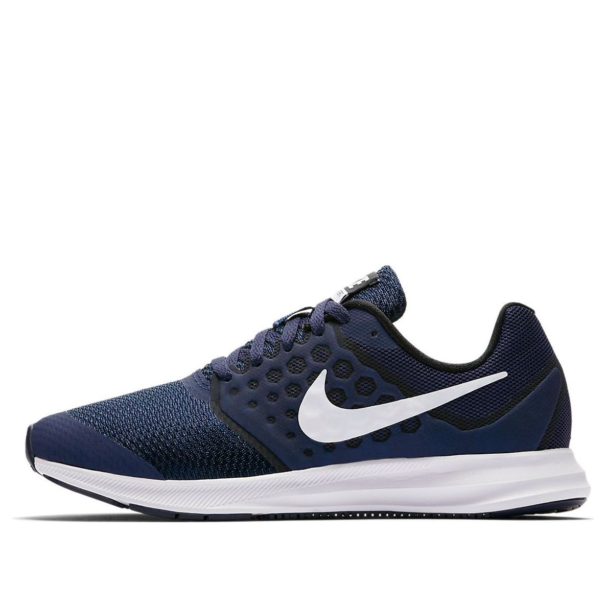 (GS) Nike Downshifter 7 'Dark  Blueblack Black' 869969-400