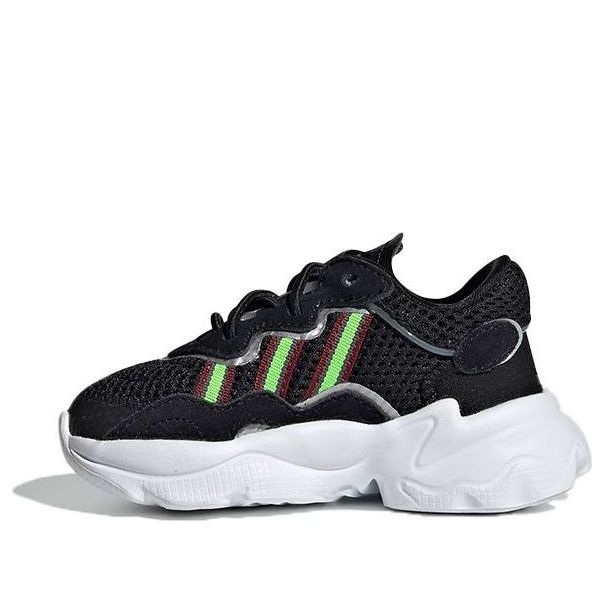 (TD) adidas Ozweego 'Core Black Solar Green' EE8293