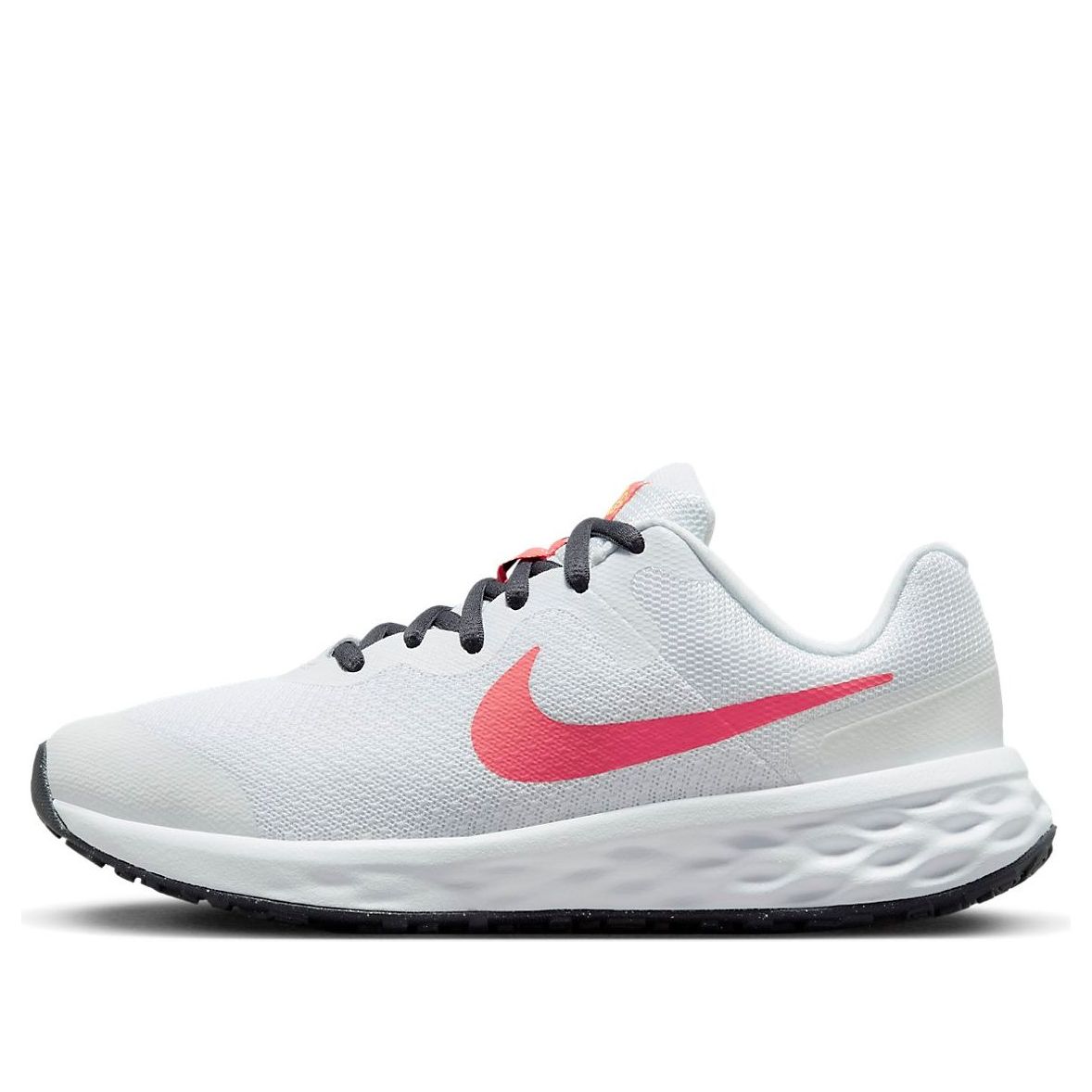 (GS) Nike Revolution 6 Road Running Shoes 'White Gridiron Orange Sea Coral' DD1096-101