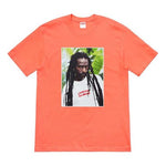 Supreme SS19 Buju Banton Tee Reggae Character Printing Short Sleeve Unisex Orange SUP-SS19-10476